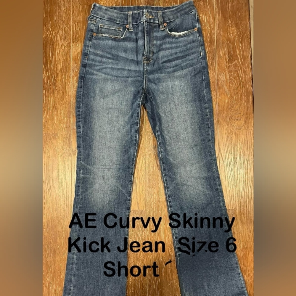 American Eagle curvy skinny kick jean